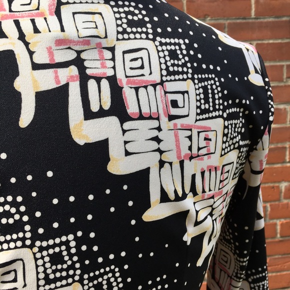 90s/Y2K BCBGMaxAzria Faux Wrap Dress, M - Picture 5 of 6